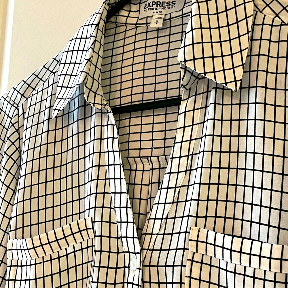 EXPRESS EUC slim fit Portofino shirt